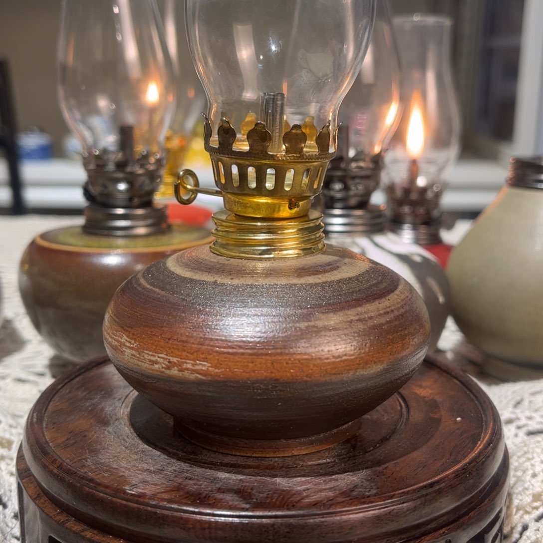 摆件景德镇陶瓷香薰灯