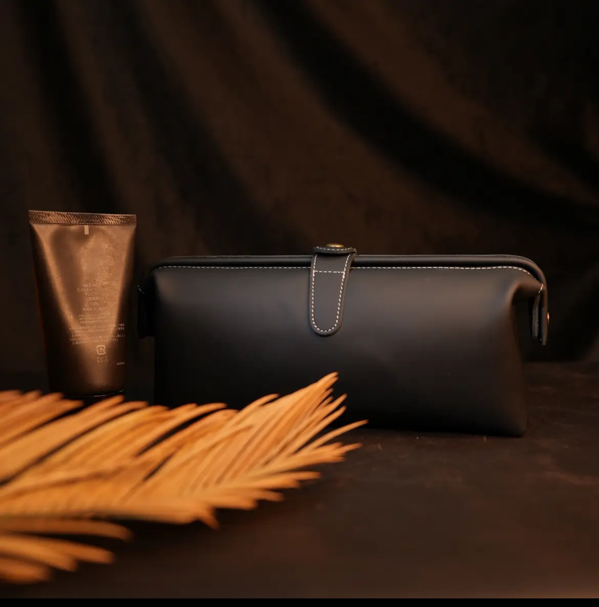 复古休闲手包圆筒包包洗漱包化妆包手包软包时尚便携枕头包文玩