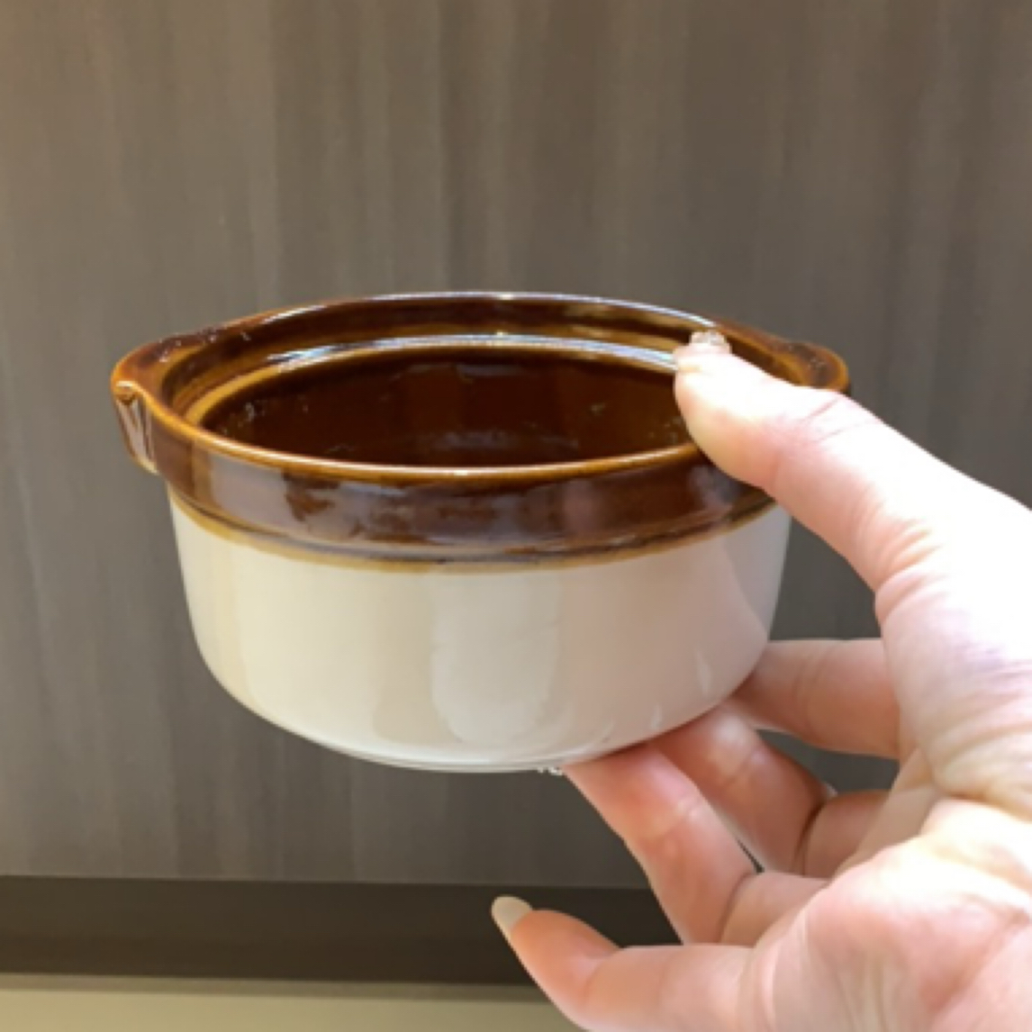磁州窑五厂蒸盅一个口径12高高6