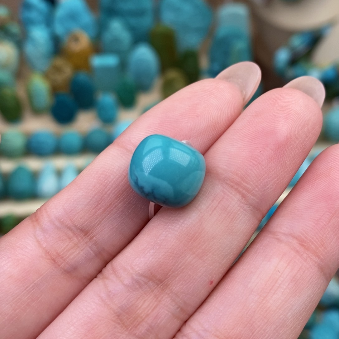 绿松石珠宝奇石未镶嵌