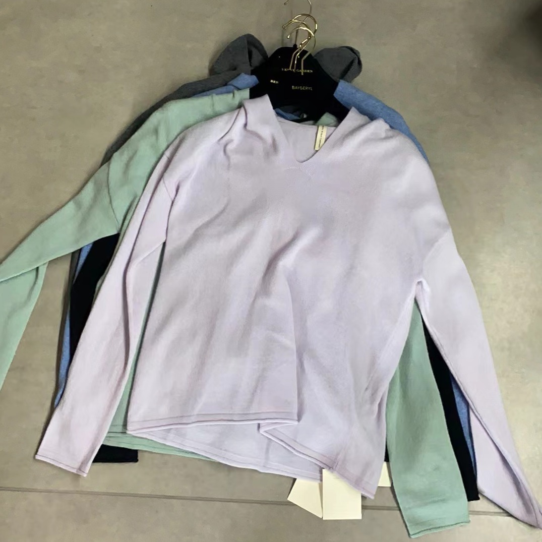 卷边连帽针织衫ZZS4I0523