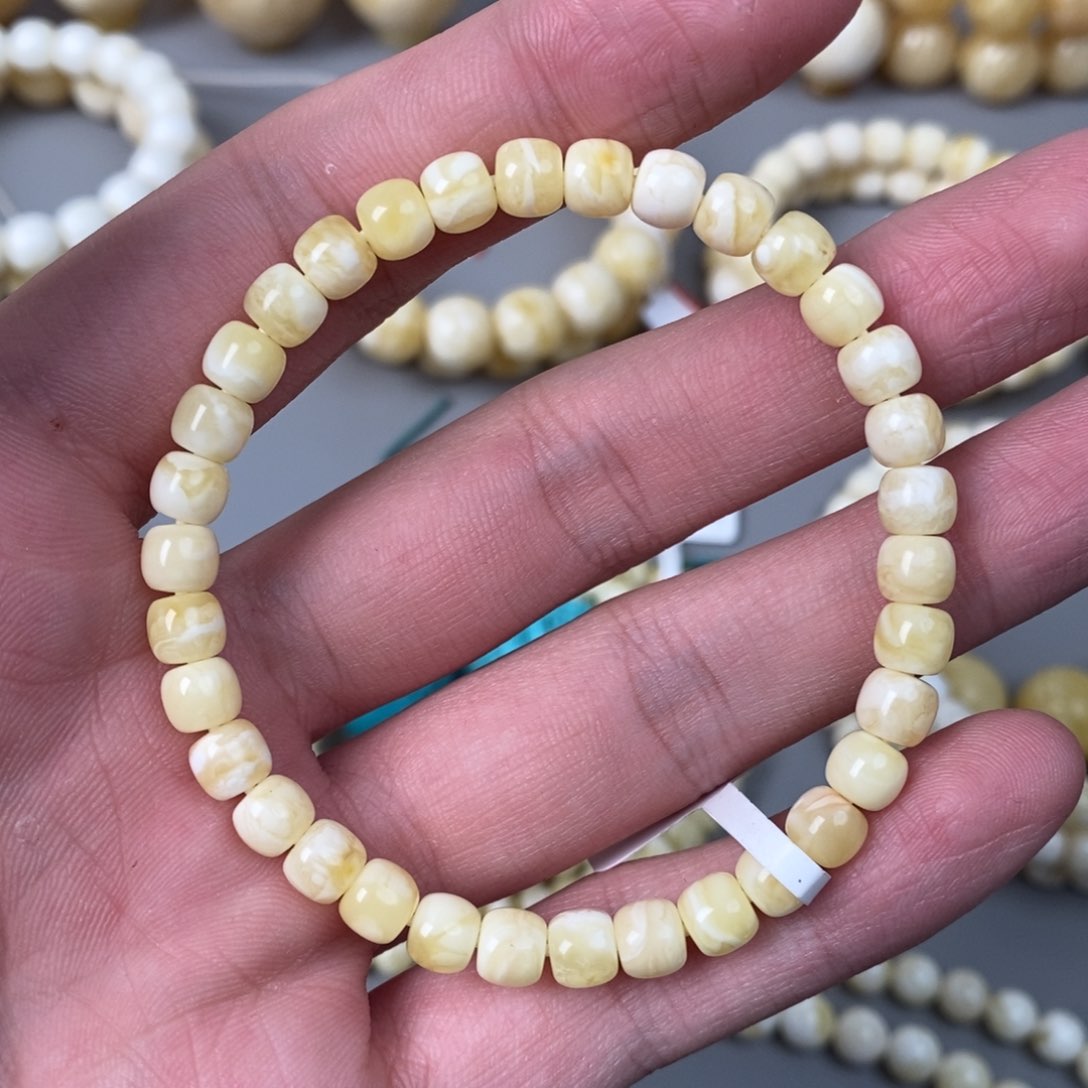 琥珀珠宝奇石未镶嵌6mm