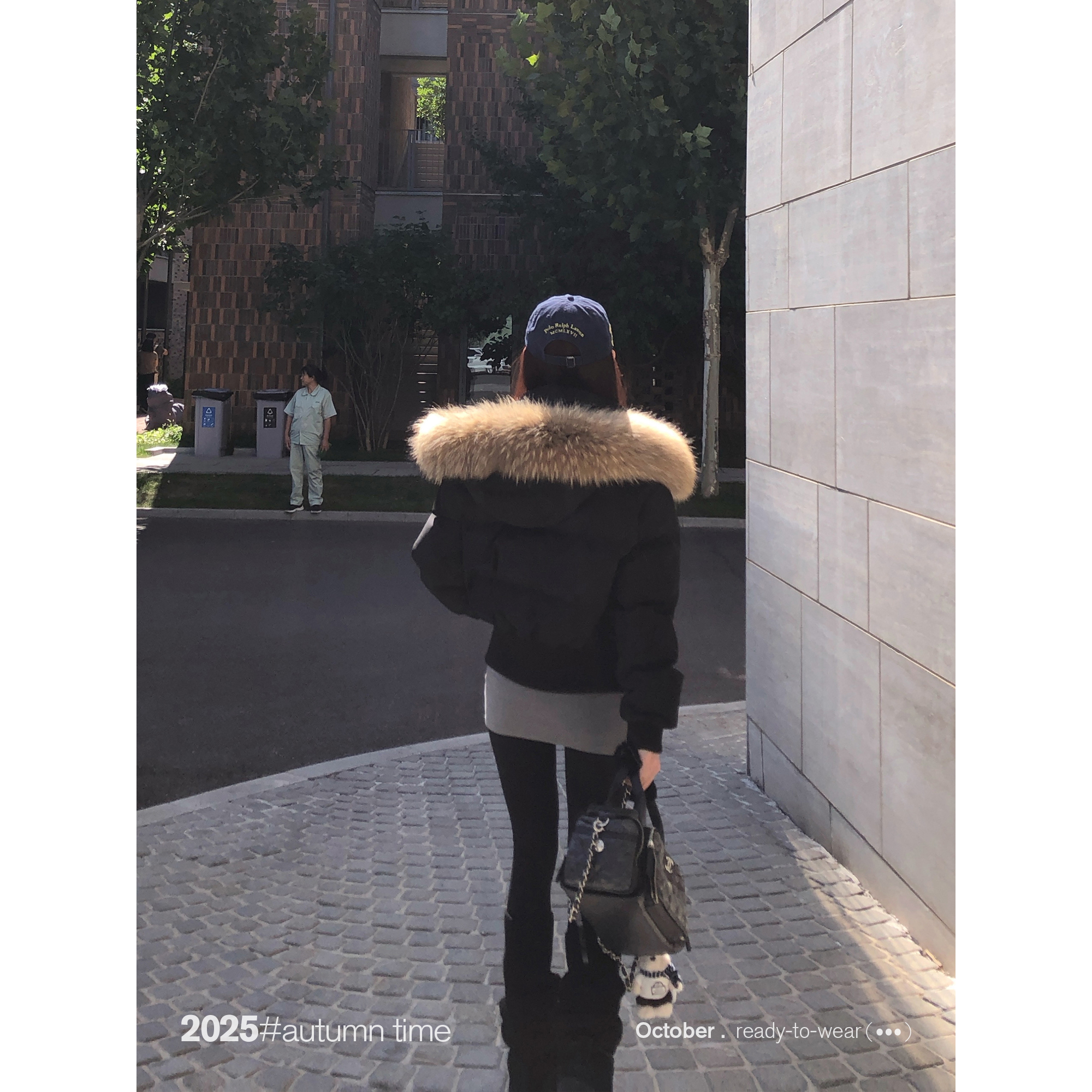 SUNONEONE 貉子毛领连帽短款羽绒服女冬韩系加厚保暖外套H1483W