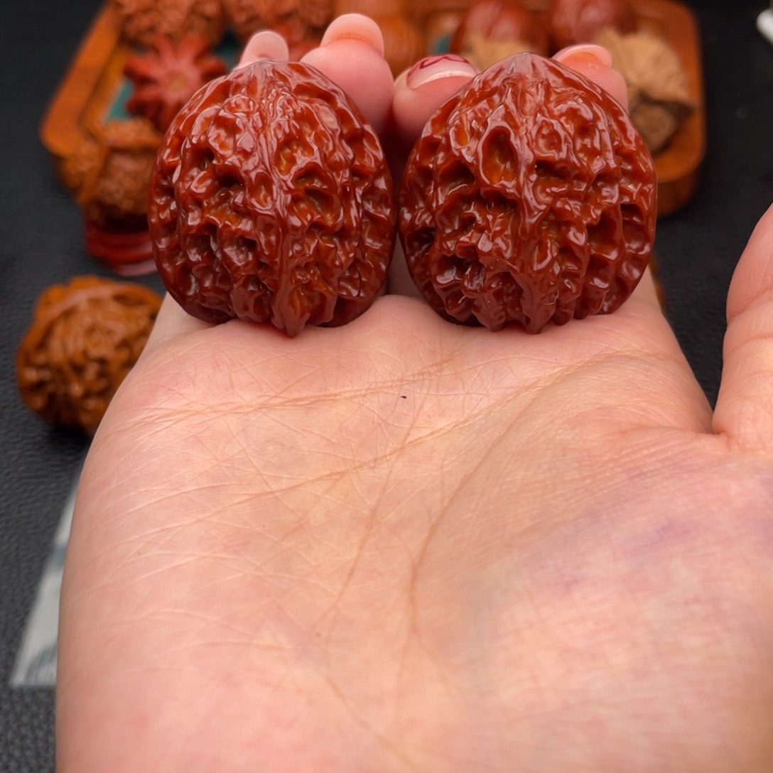 把件文玩核桃苹果园