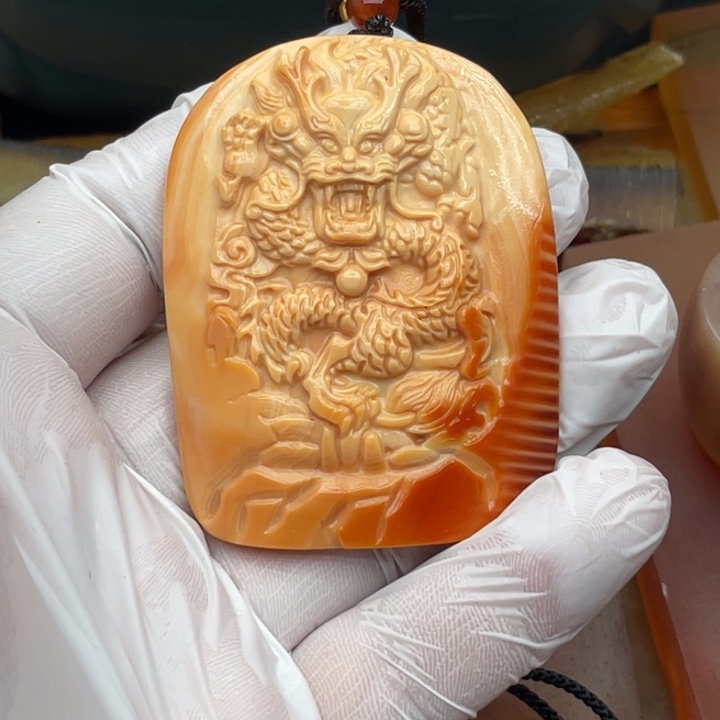 大叶紫檀（黑酸枝木类）龙牌