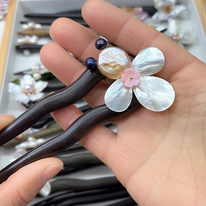 淡水珍珠珍珠银S925镶嵌