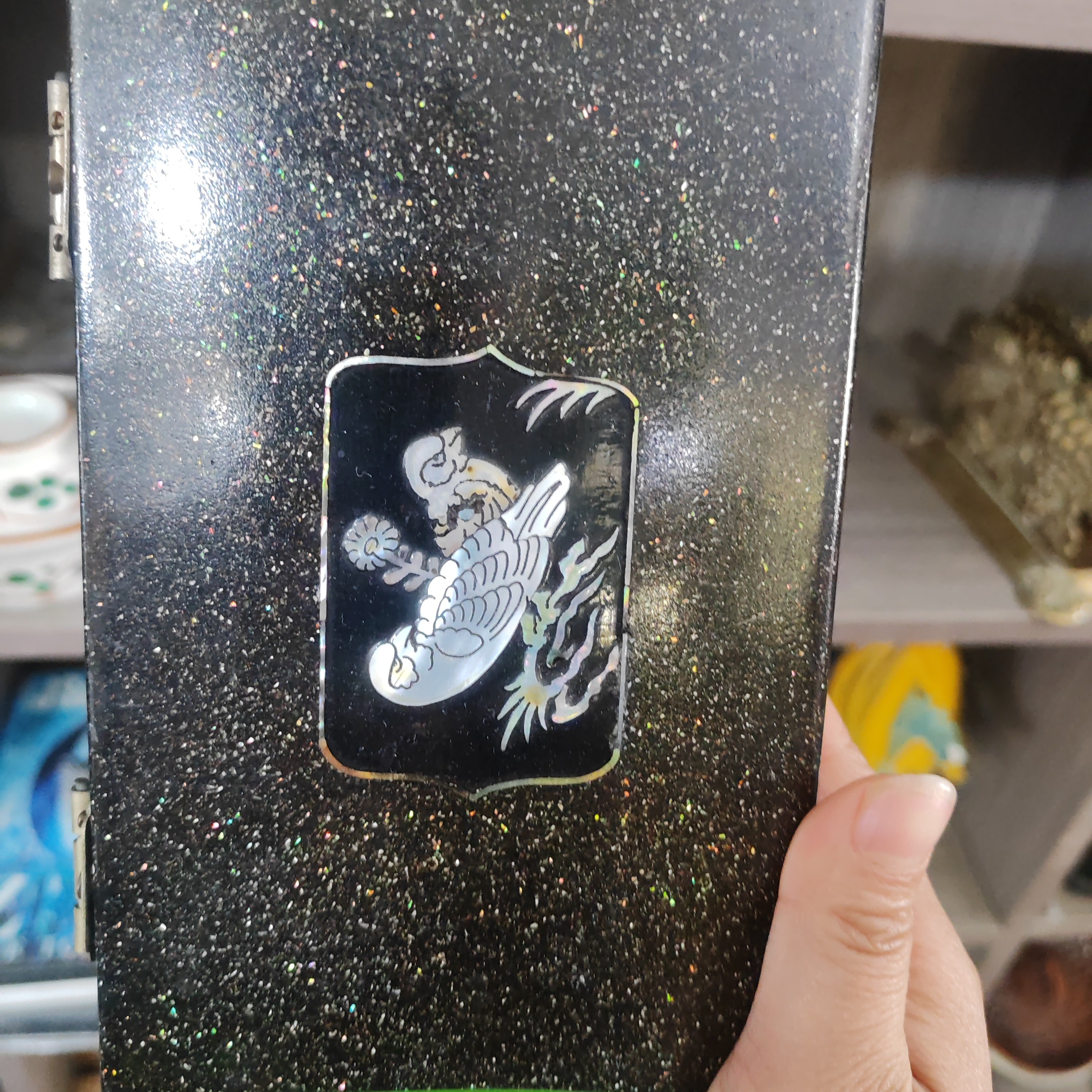回流杂项漆器木盒子