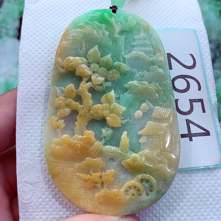 吊坠(不含链)未镶嵌翡翠