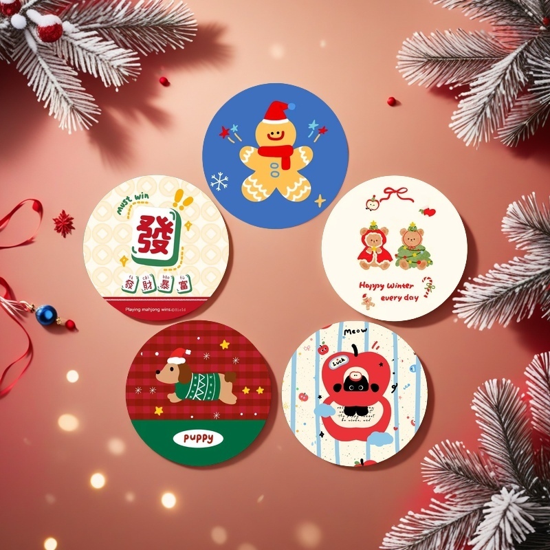 【到手五张】新年吸水硅藻泥餐垫防烫隔热垫高级感碗盘垫咖啡垫茶垫