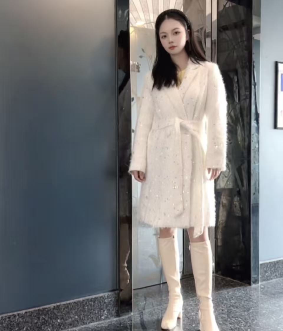 玛拉菲现货2025秋冬高定轻奢女装