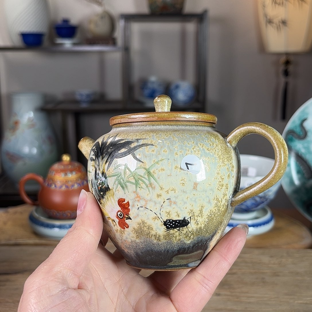 杯景德镇陶瓷柴烧多人