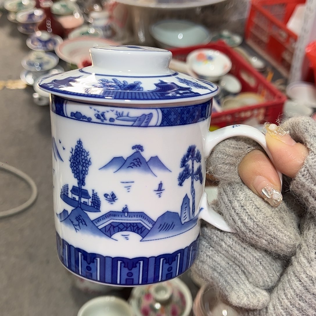 景德镇高温陶瓷办公杯