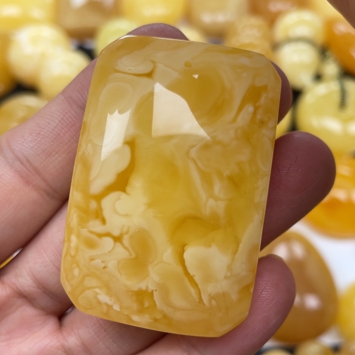 裸石蜜蜡未镶嵌蜜蜡平安无事牌