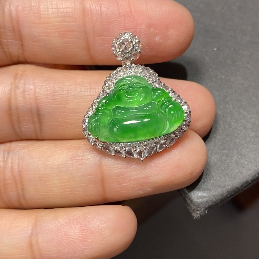 【闪购商品】套链18K金镶嵌翡翠