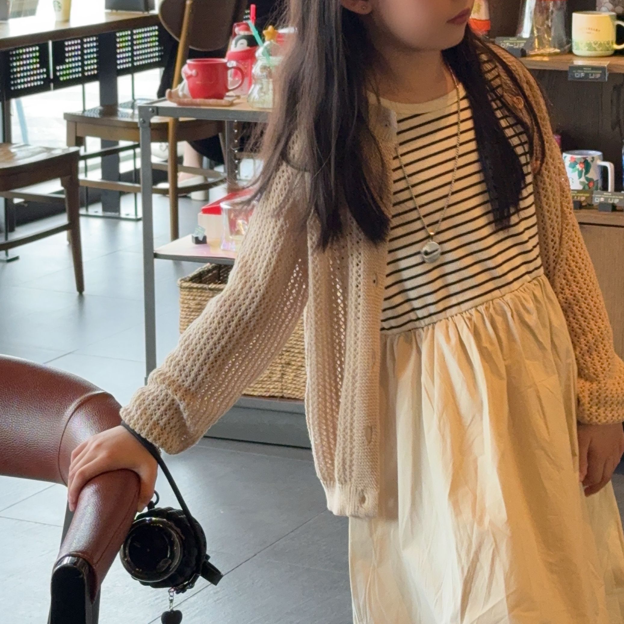 现货   2024夏季儿童新款女童时尚开衫空调衫24103