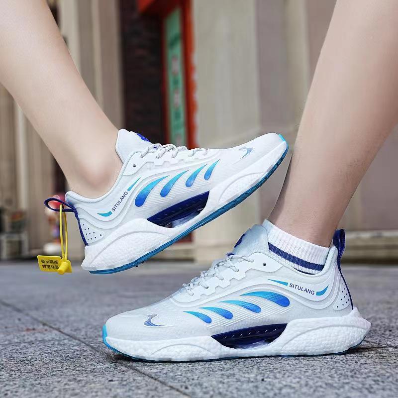 【STL2006-白炫彩蓝】男女同款潮鞋百搭运动休闲鞋[Y/C]