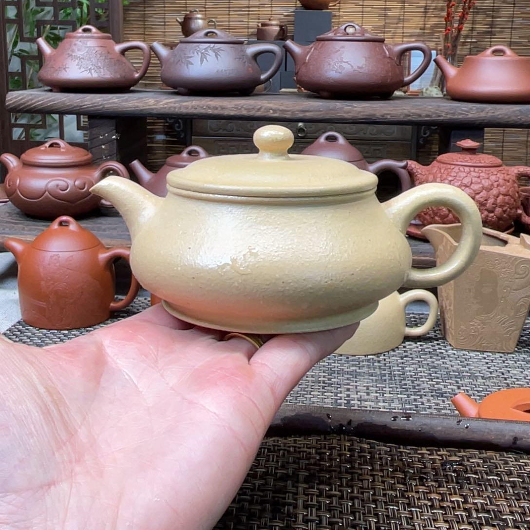 紫砂茶壶宜兴原矿紫砂手工制200