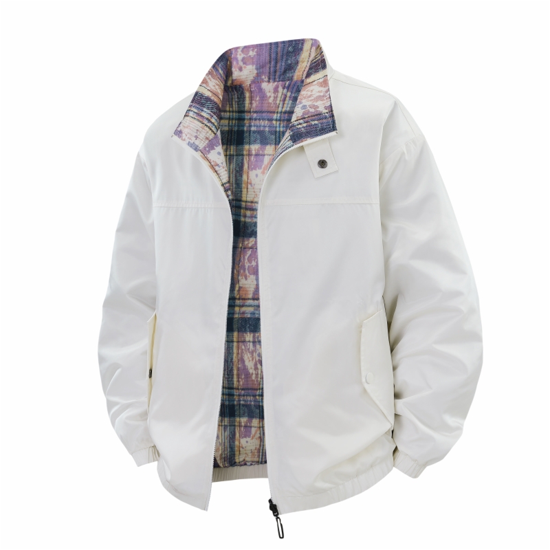 亦声《双面穿夹克》情侣春秋运动户外休闲百搭立领秋季DMFS