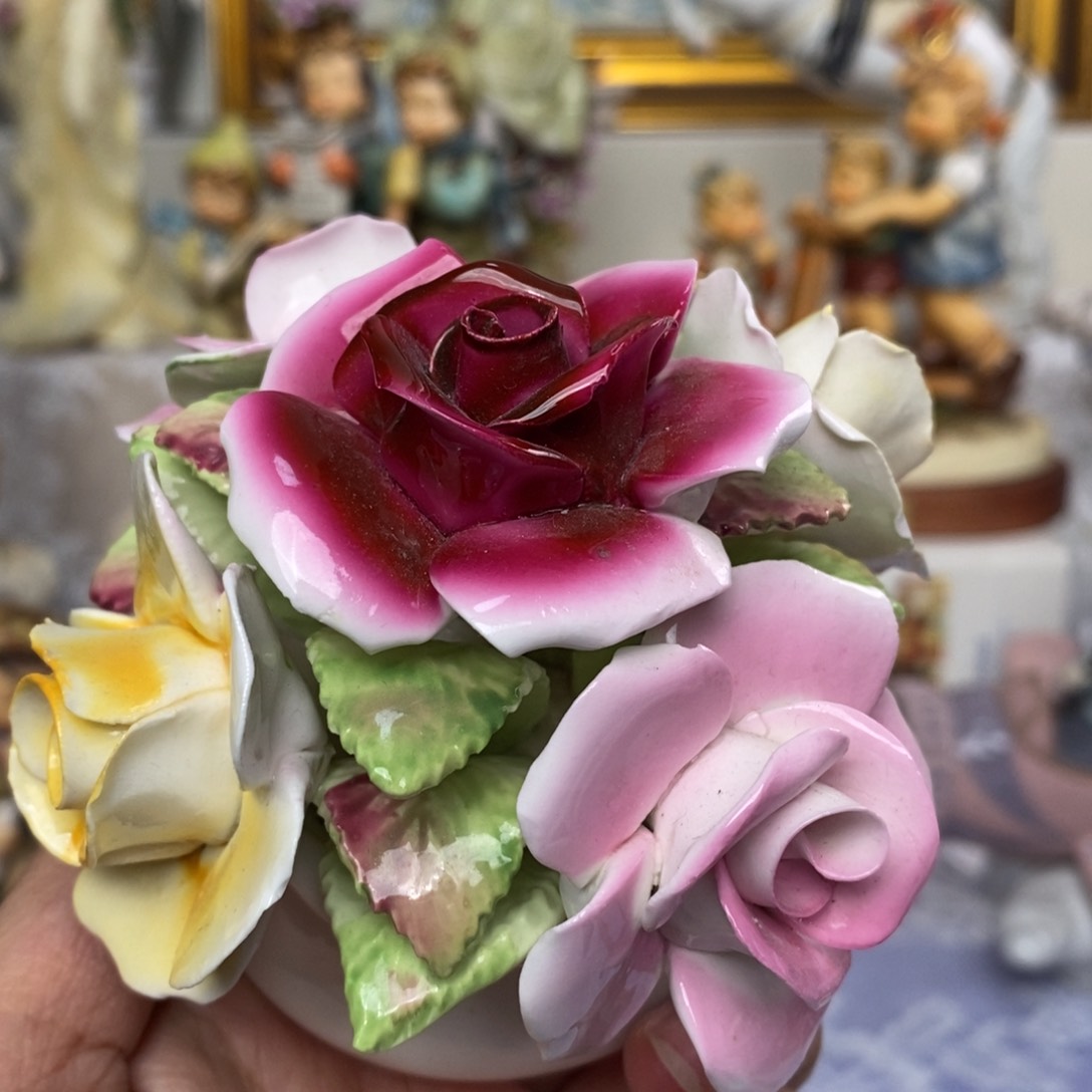 瓷片欧美中古美物摆件