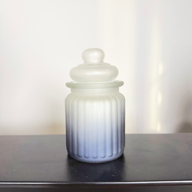 奶瓶玻璃杯香薰蜡烛230克暖炉与松