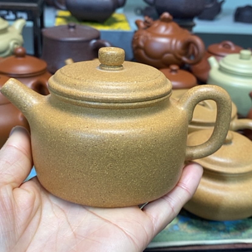 【闪购商品】紫砂茶壶黄金段半手工