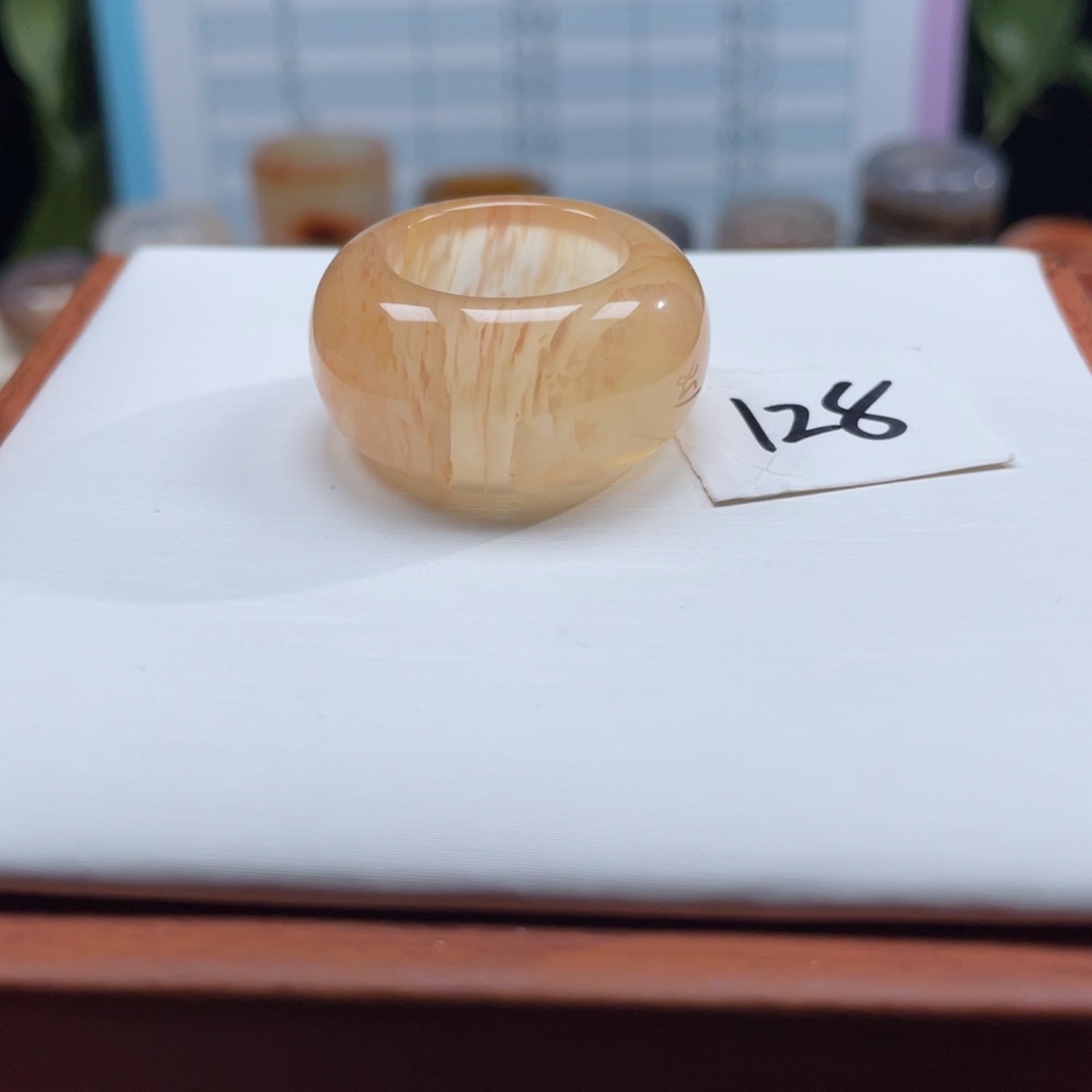 玛瑙/玉髓未镶嵌戒指Z17港14