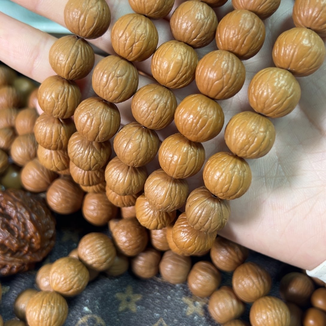 核桃手串/手链泰*微瑕聚宝盆