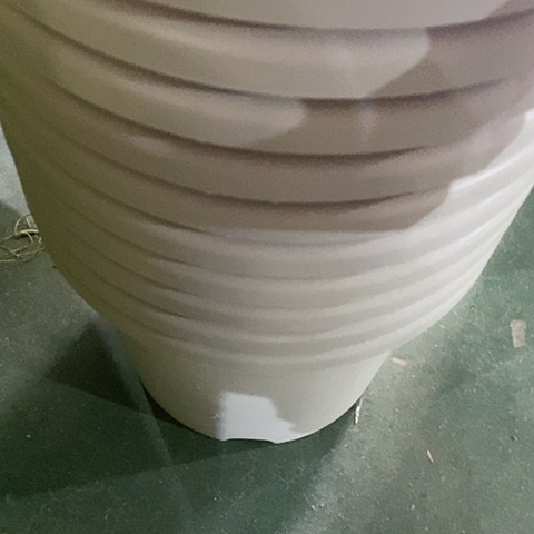 树脂四季5号灰白无托3个