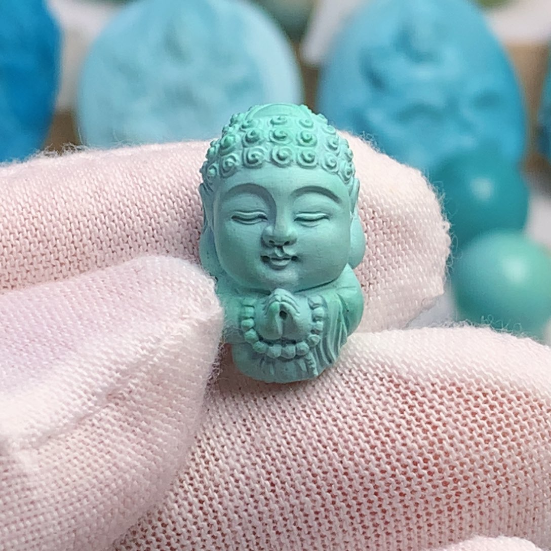 未镶嵌绿松石珠宝奇石