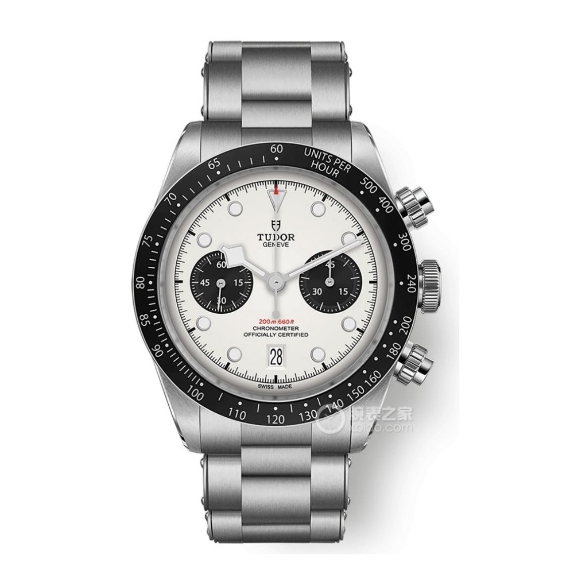 帝舵碧湾79360白色熊猫盘41mm全套