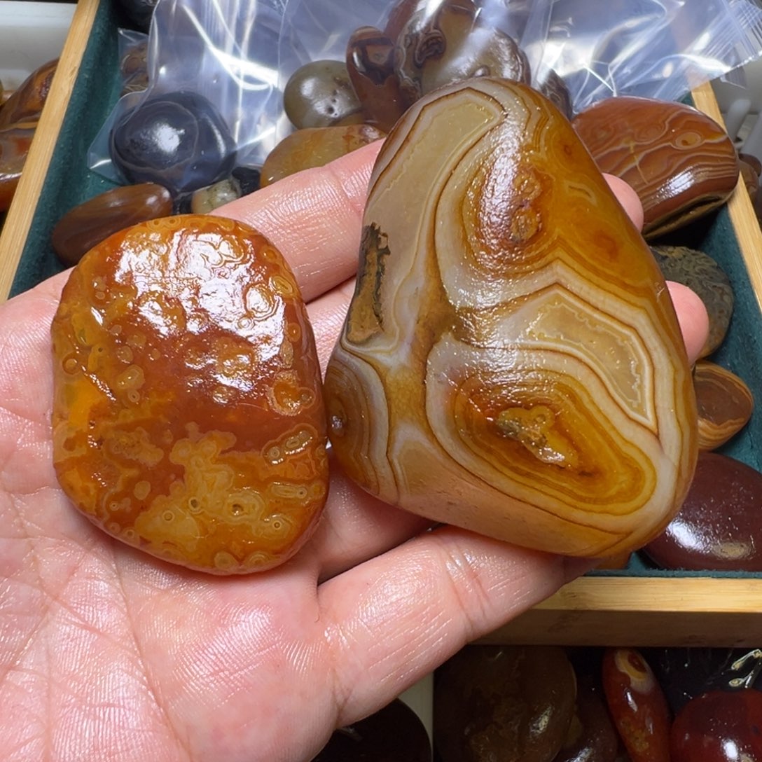 雨***人瓷片马达加斯加奇石