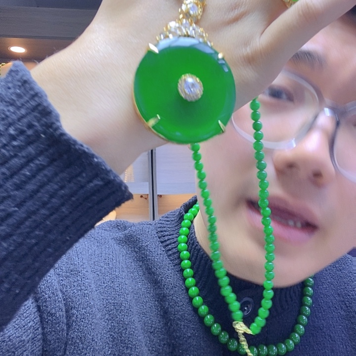 非金属无高端时尚大平安扣