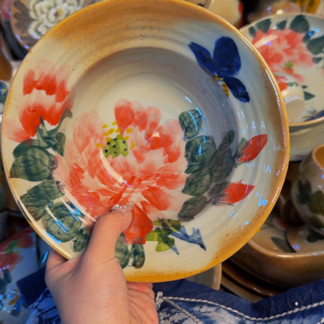 瓷片景德镇陶瓷手工手绘