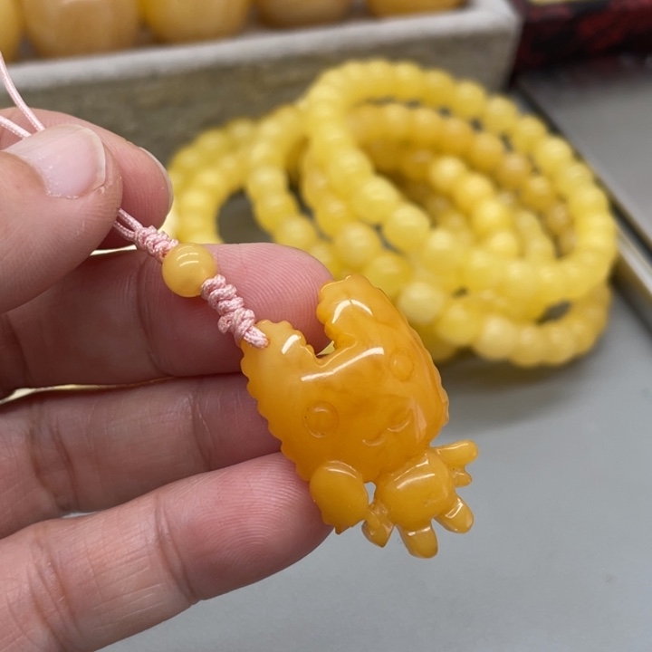 琥珀未镶嵌裸石蜜蜡