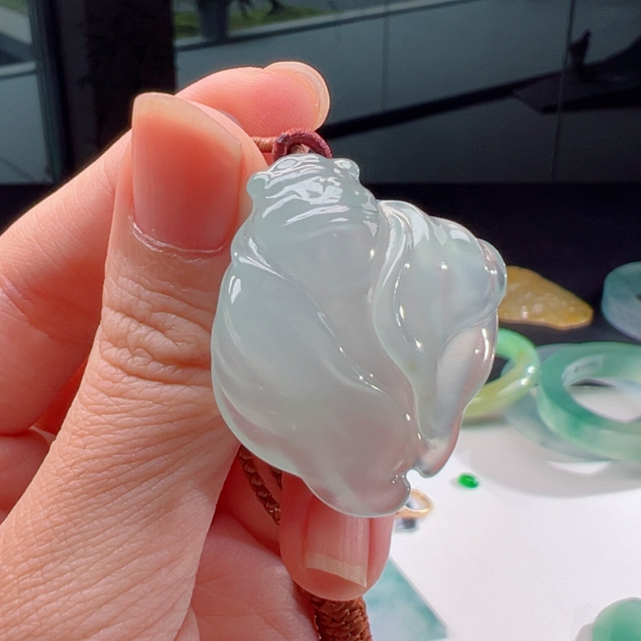 【闪购商品】翡翠颈饰未镶嵌万物 金蝉