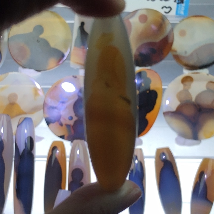 查罗石未镶嵌珠宝半成品125