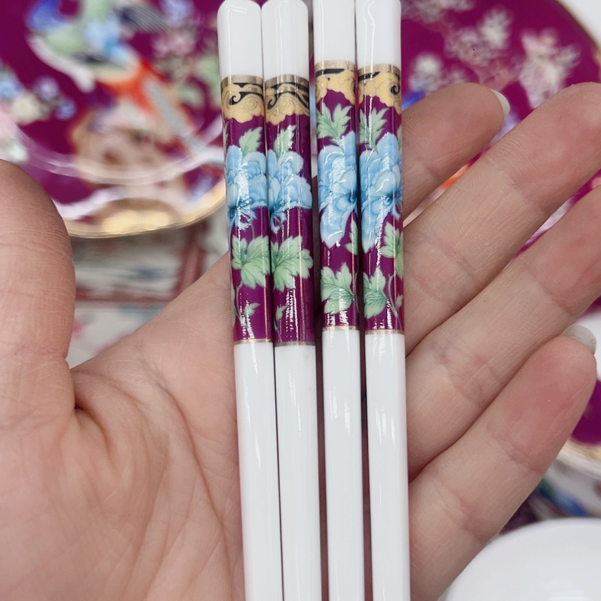 【闪购商品】骨瓷筷子2双