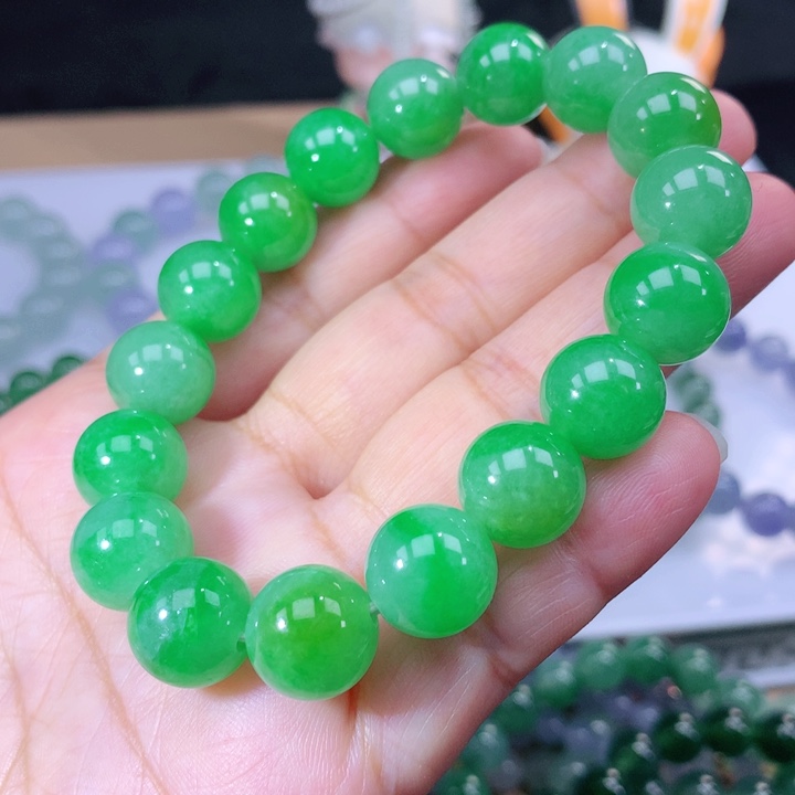 翡翠手链未镶嵌翡翠卡12