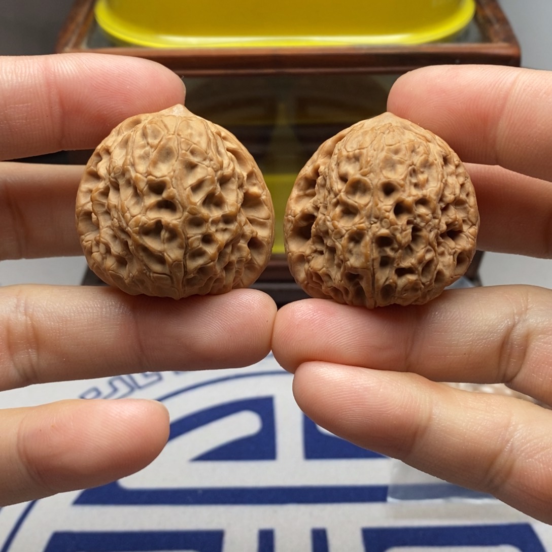 核桃把件三六大团圆