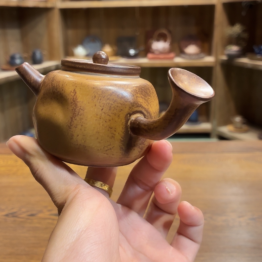 柴烧老岩泥茶器皿