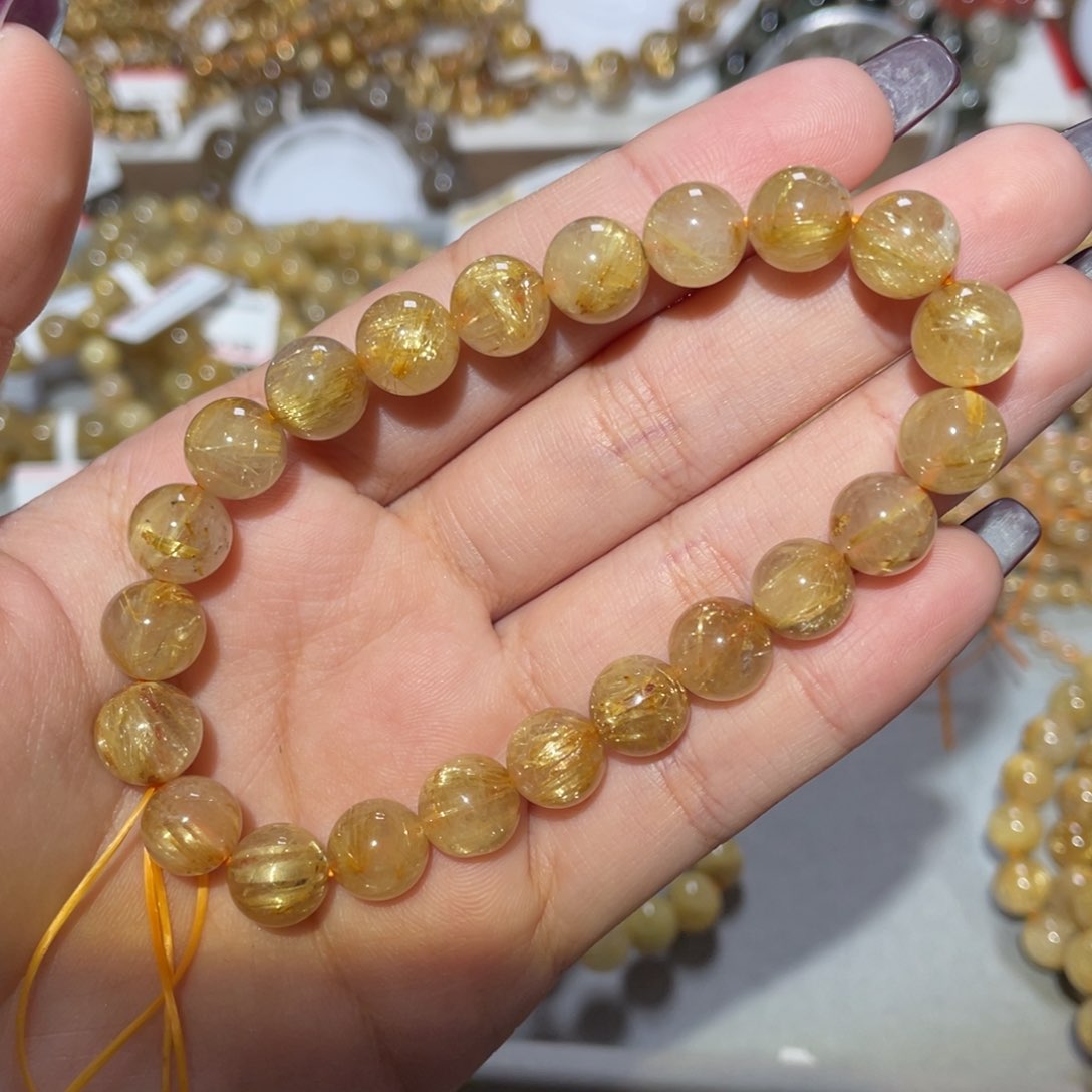 未镶嵌手链水晶橙***?手链