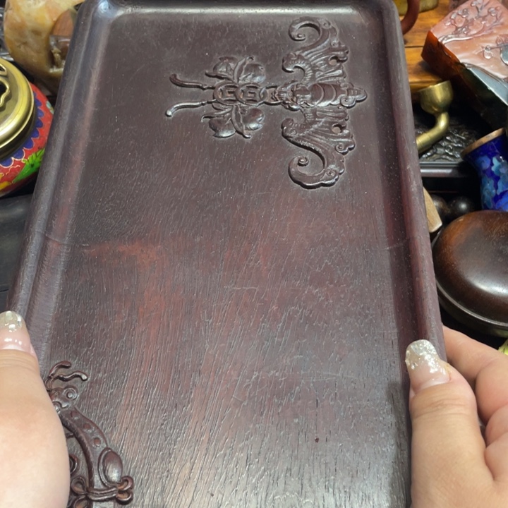 端景台紫檀木类陶瓷陶瓷艺术家的