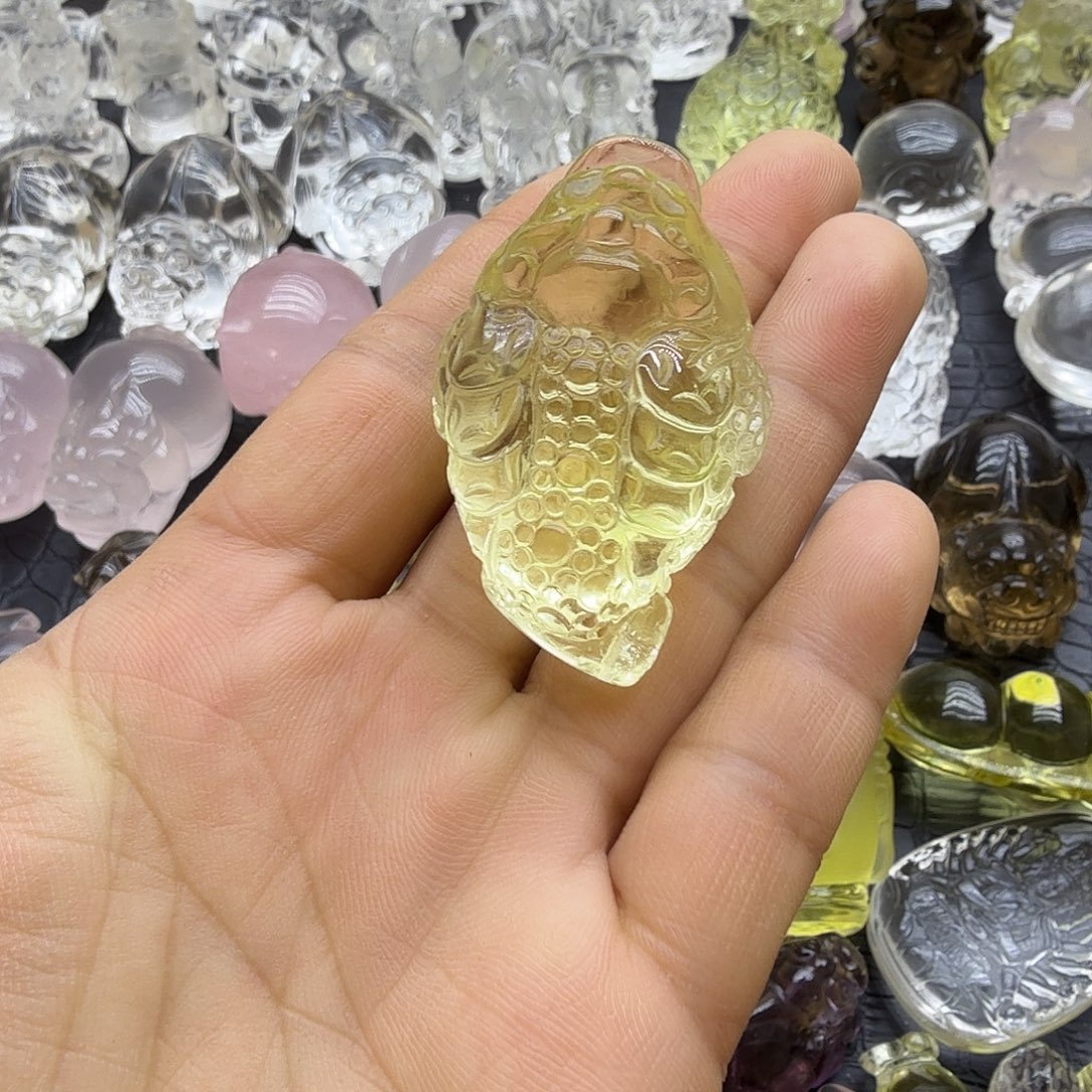水晶未镶嵌颈饰吊坠