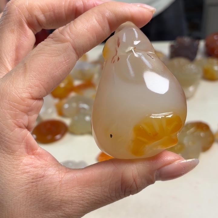 玛瑙/玉髓未镶嵌吊坠(不含链)