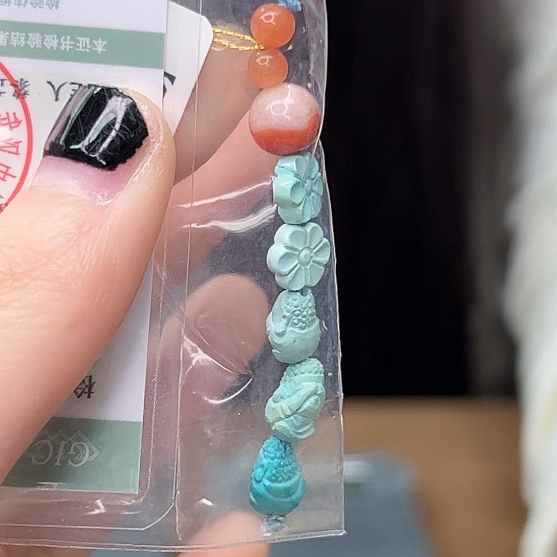 绿松石珠宝奇石未镶嵌