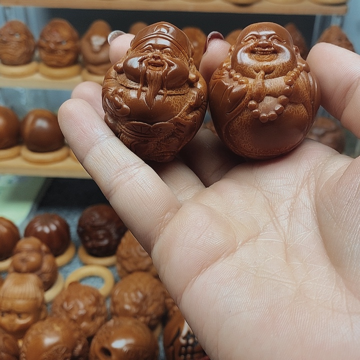 连***朵橄榄核手串/手链财迷一对