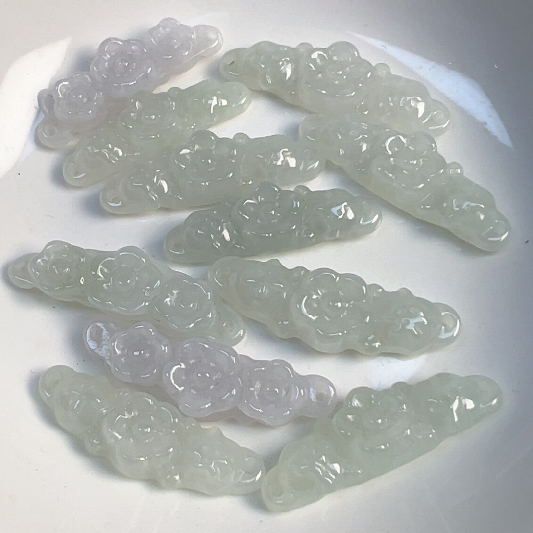翡翠散珠翡翠花花手牌一个可挑