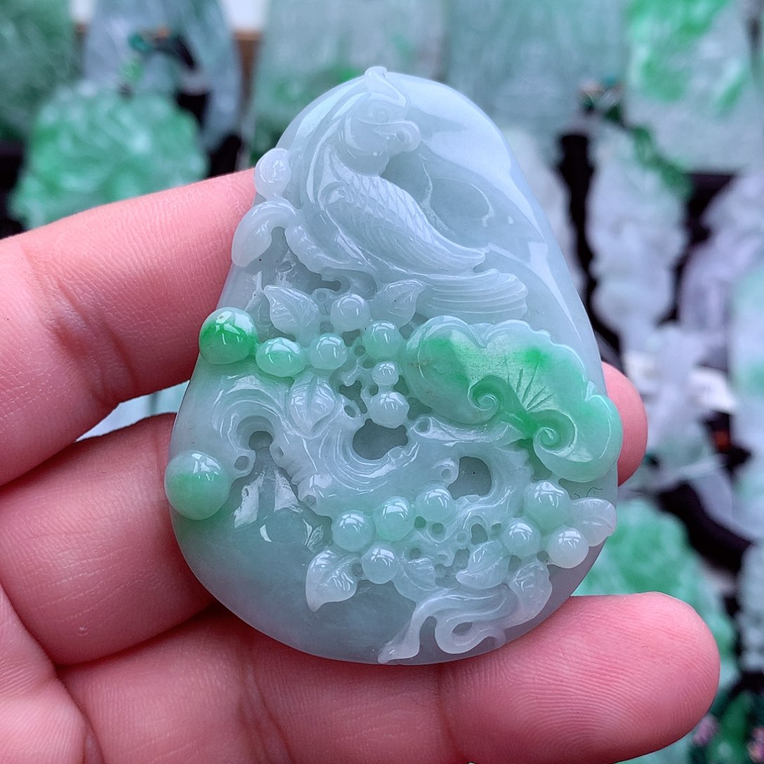 翡翠吊坠(不含链)未镶嵌
