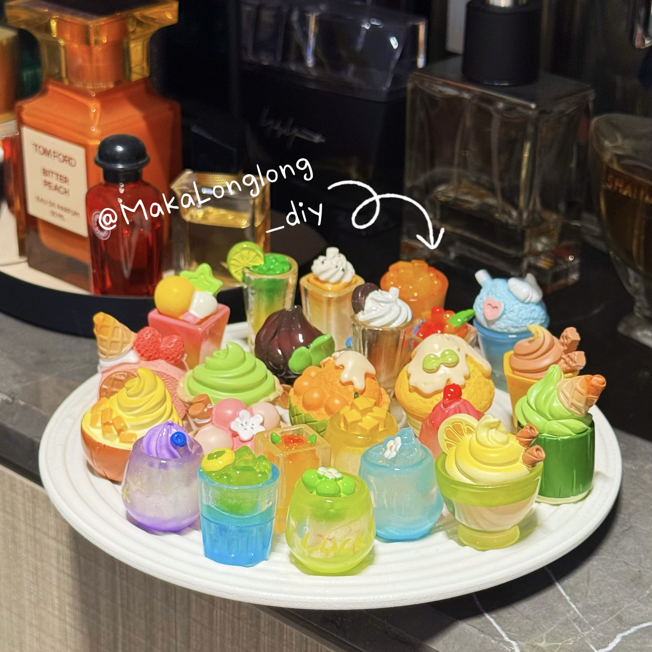 【高端下午茶】仿真食玩美味冰淇淋奶油DIY装饰迷你环保树脂小摆件