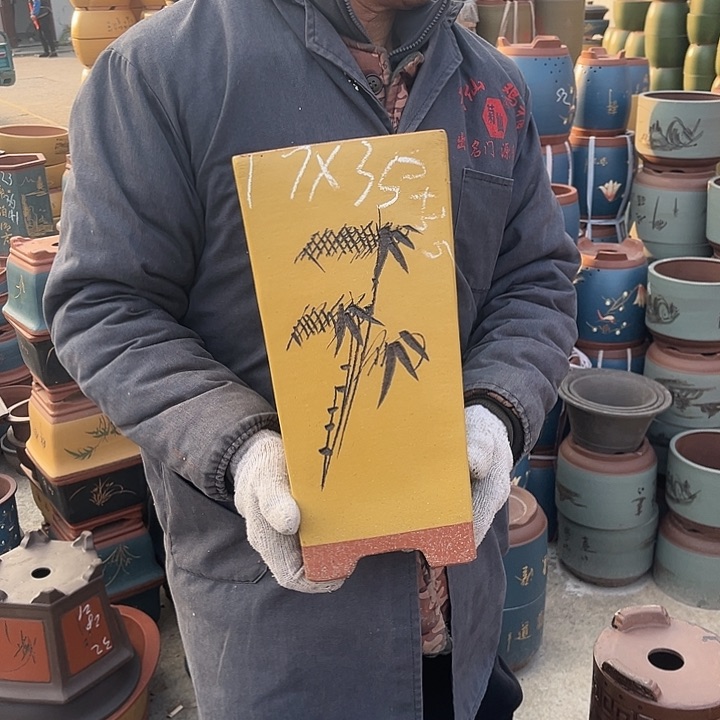 紫砂紫砂花盆也太棒